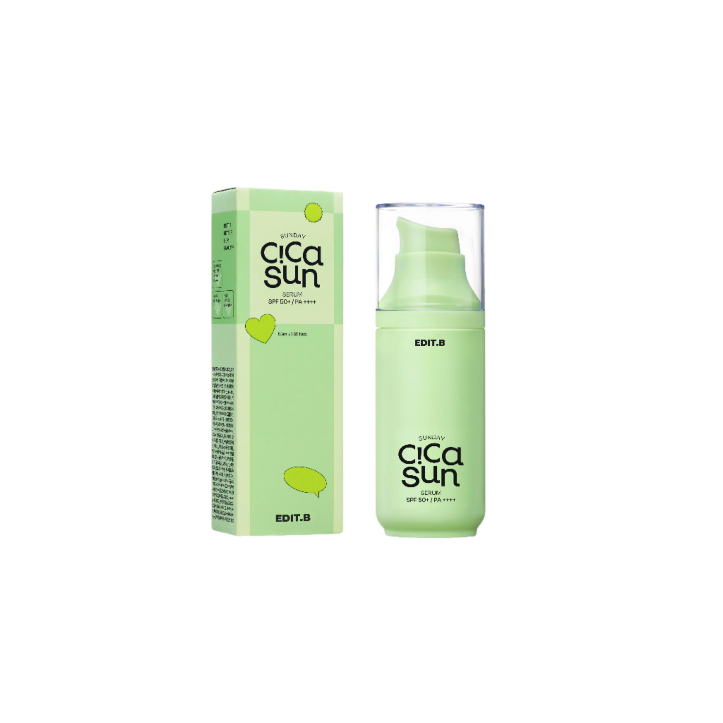 EDIT.B The Sunday Cica Sun Serum(55ml) - K Beauty On