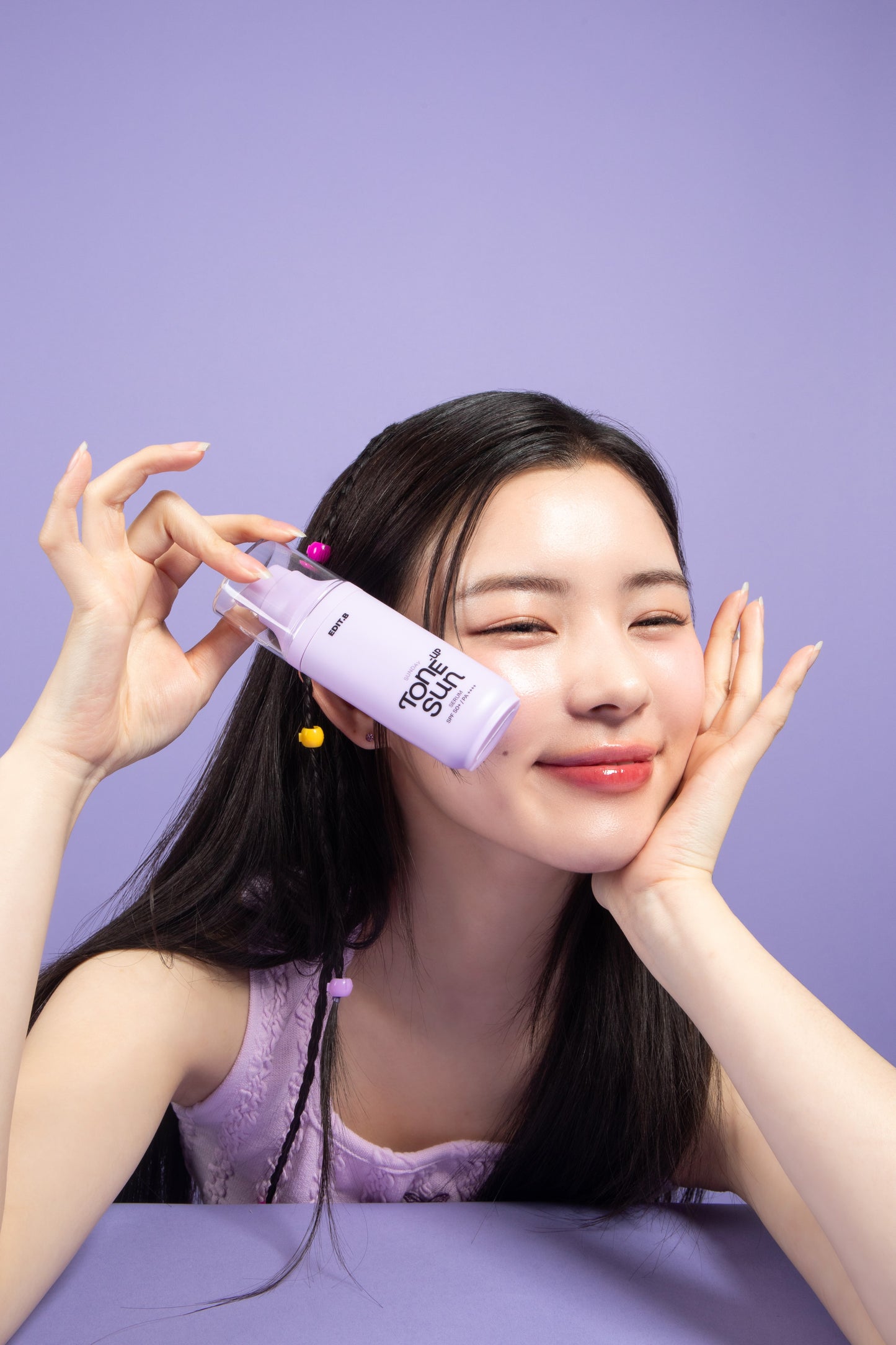 EDIT.B The Sunday Tone-Up Sun Serum (55ml) - K Beauty On