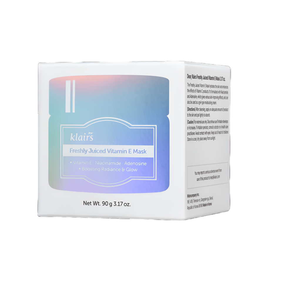 Dear, Klairs Freshly Juiced Vitamin E Mask (90g) - K Beauty On